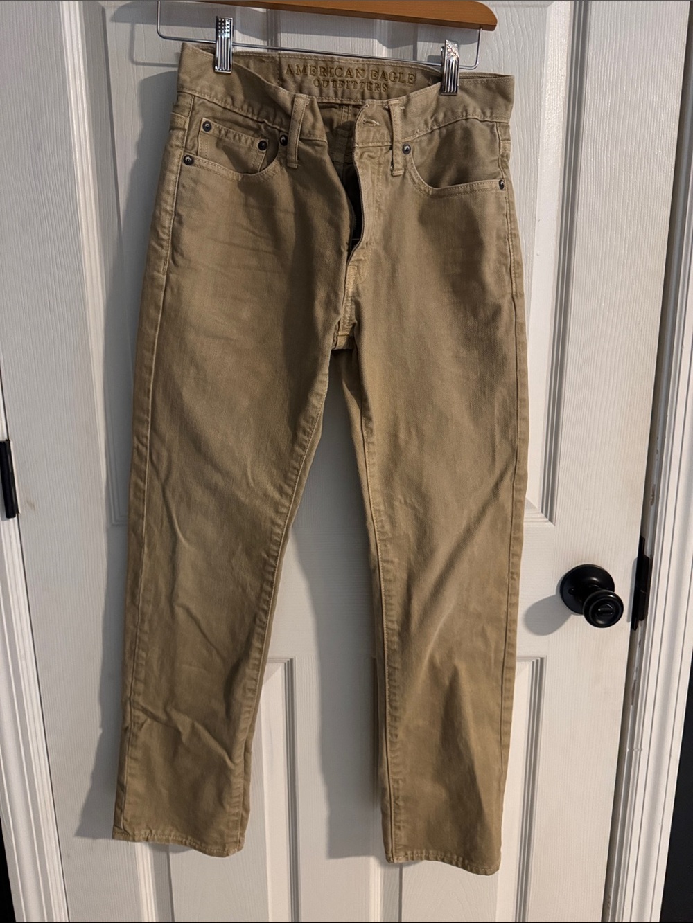 American Eagle Outfitters Men’s Tan Straight Jeans